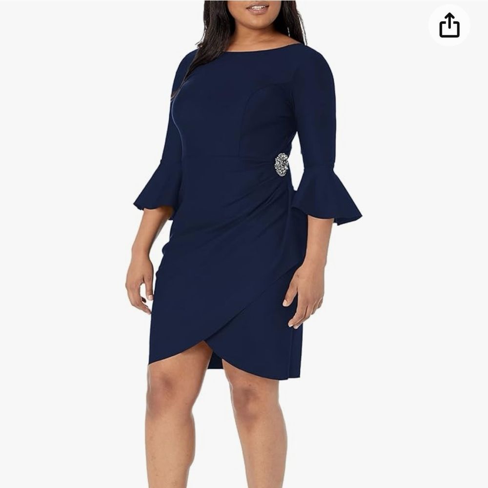 Alex Evenings / Sheath Compression Cocktail Dress